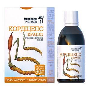 Краплі Грибна Аптечка Кордицепс (Cordyceps Sinensis) 50 мл