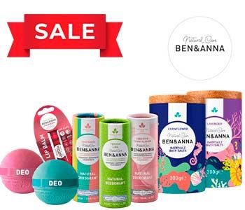 Знижка 20% на продукцію ТМ Ben&Anna