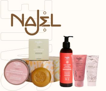 Скидка -20% на средства для тела и волос Najel, Франция
