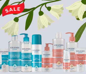 Весняна знижка -30% на косметику Celenes