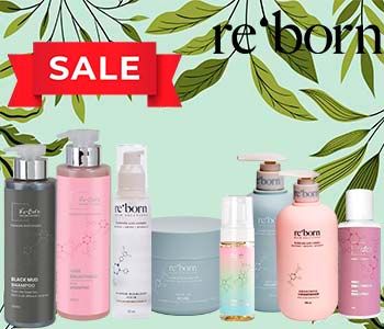 Знижка 50% на всі засоби Re-Born