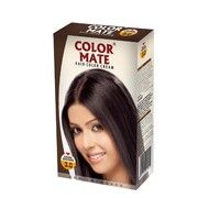Крем-Краска Color Mate Hair Color Cream - Dark Brown (Тёмно-коричневый) 60мл+60мл+10мл - Фото