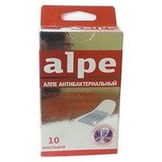 Пластырь прозрачный антибактериальный с ионами серебра классик ТМ Алпе / Alpe №10 - Фото