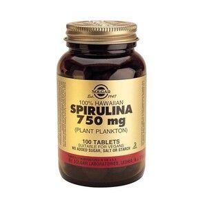 Спіруліна таблетки Solgar 750 мг №100