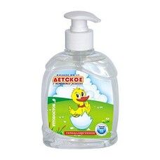 Жидкое мыло Детское с экстрактом ромашки гипоаллергенное 300мл - Фото