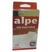 Пластырь бактерицидный нежный водостойкий ТМ Алпе / Alpe №10 - Фото