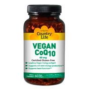 Дієтична добавка Vegan CoQ10 (Веган Коензим Q10) 60 мг 60 капсул ТМ Кантрі Лайф / Country Life - Фото