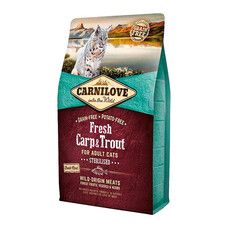 Корм для котов Carnilove Fresh Carp & Trout Sterilised for Adult 6 кг - Фото
