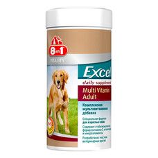 Мультивітаміни Excel Multi Vit-Adult 8in1 для собак 70 таблеток - Фото