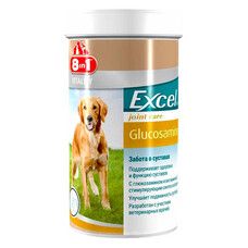 Excel Glucosamine для здоровья суставов собак 8in1 110 таблеток - Фото