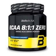 Комплекс амінокислот 100% BCAA 8:1:1 BioTech смак ожина порошок 250 г - Фото