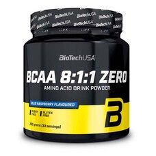 Комплекс амінокислот 100% BCAA 8:1:1 BioTech смак ожина порошок 250 г - Фото