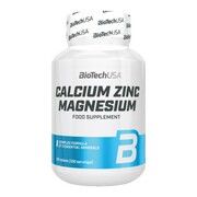 Комплекс мінералів Biotech BT Calcium Zinc Magnesium 100 таблеток - Фото