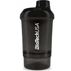 Шейкер Biotech Wave+ Nano shaker 300 мл + 150 мл черный - Фото