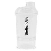 Шейкер Biotech Wave+ Nano shaker 300 мл + 150 мл білий - Фото