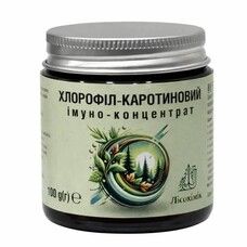 Натуральна функціональна дієтична добавка Хлорофіл-каротиновий Імуно-концентрат 100 г - Фото