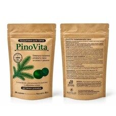 Льодяники для горла PinoVita без цукру 24 шт - Фото