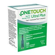 Тест-полоски One Touch Ultra Plus №50 - Фото