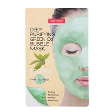 Глубокоочищающая пенящаяся маска «Зеленый чай» 25 г - Фото