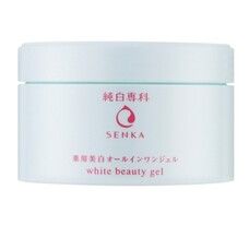 Увлажняющий отбеливающий питательный крем-гель для лица White Beauty Gel Senka Shiseido 100 мл - Фото