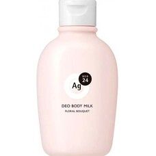 Дезодорирующее молочко для тела Shiseido с ионами серебра с ароматом цветочного букета 180 мл - Фото