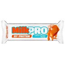 Батончик Sporter MILK PRO 29% protein соленая карамель (1/24) 60 г - Фото