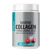 Marine Collagen+Hyaluronic Acid Sporter вишня 300 г  - Фото