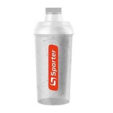 Шейкер Sporter прозрачный белый 700 мл - Фото