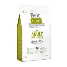 Сухий корм для дорослих собак дрібних порід Brit Care Adult Small Breed Lamb & Rice 3 кг - Фото
