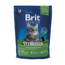 Сухий корм для стерилізованих кішок з куркою Brit Premium Adult Sterilised 1,5 кг - Фото
