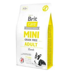 Сухий корм Brit Care GF Mini Adult Lamb для собак малих порід з ягнятком 2 кг - Фото