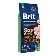 Сухий корм Brit Premium Junior XL для цуценят і молодих собак гігантських порід зі смаком курки 15 кг - Фото