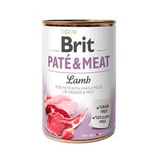 Влажный корм Brit Pate & Meat Dog 400 г с ягненком - Фото