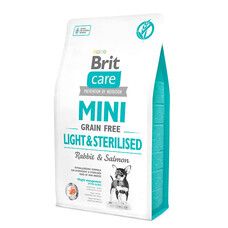 Brit Care GF Mini Light&Sterilised (для собак малых пород) контроль веса 2 кг - Фото