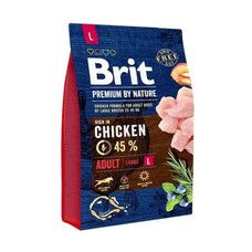 Brit Premium Adult Large Chicken Сухой корм для собак крупных пород с курицей 3 кг - Фото
