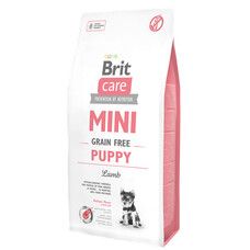 Сухой корм Brit Care GF Mini Puppy Lamb для щенков малых пород с ягненком 7 кг - Фото