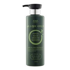 Маска-кондиціонер для волосся і шкіри голови з екстрактом зеленого чаю AOMI Green Tea Scalp Nourishing Pack 500 мл - Фото