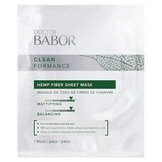 Тканевая маска из конопляного волокна для лица Doctor Babor Clean Formance Hemp Fiber Sheet Mask  - Фото
