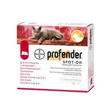 Профендер Bayer від 5 до 8 кг для кішок (антигельминтик) - Фото