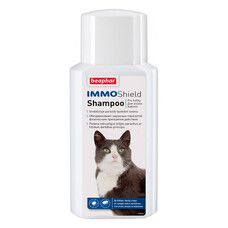 Шампунь від бліх і кліщів для котів (IMMO SHIELD SHAMPOO CAT) 200 мл - Фото