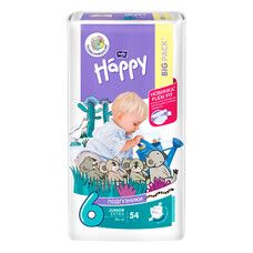 Подгузники детские Bella Baby Happy Junior Extra 15-30 кг 54 шт - Фото