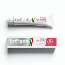 Зубная паста Brillante Active Whitening для курящих и ценителей кофе 75 мл - Фото