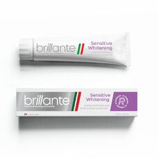 Зубна паста Brillante Sensitive Whitening профілактика карієсу 75 мл - Фото