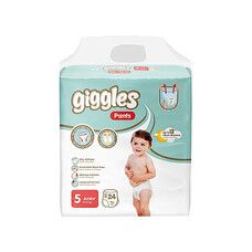 Подгузники-трусики детские Giggles Junior 5 Pants (11-25 кг) 24 шт - Фото