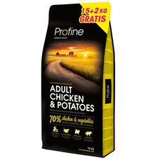 Сухий корм Profine для дорослих собак Chicken & Potatoes 15+2 кг - Фото
