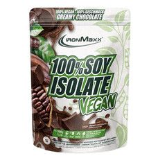 Протеин IronMaxx 100% Vegan Soy Protein Isolate - 500 г (Шоколад) - Фото