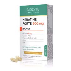 Keratine Forte Anti-Chute (Кератин) 40 гелевых капсул - Фото
