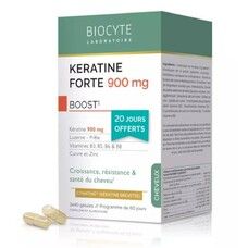 Keratine Forte 900 мг Boost Pack (для зміцнення волосся) 120 капсул - Фото