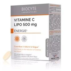 Vitamine C Lipo (микрокапсулированный) 500 мг 28 жевательных таблеток - Фото