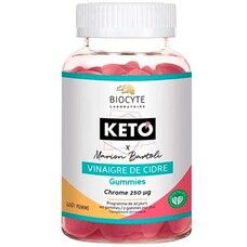 Жиросжигатель Biocyte Keto Vinaigre De Cidre Gummies 60 жевательных конфет - Фото